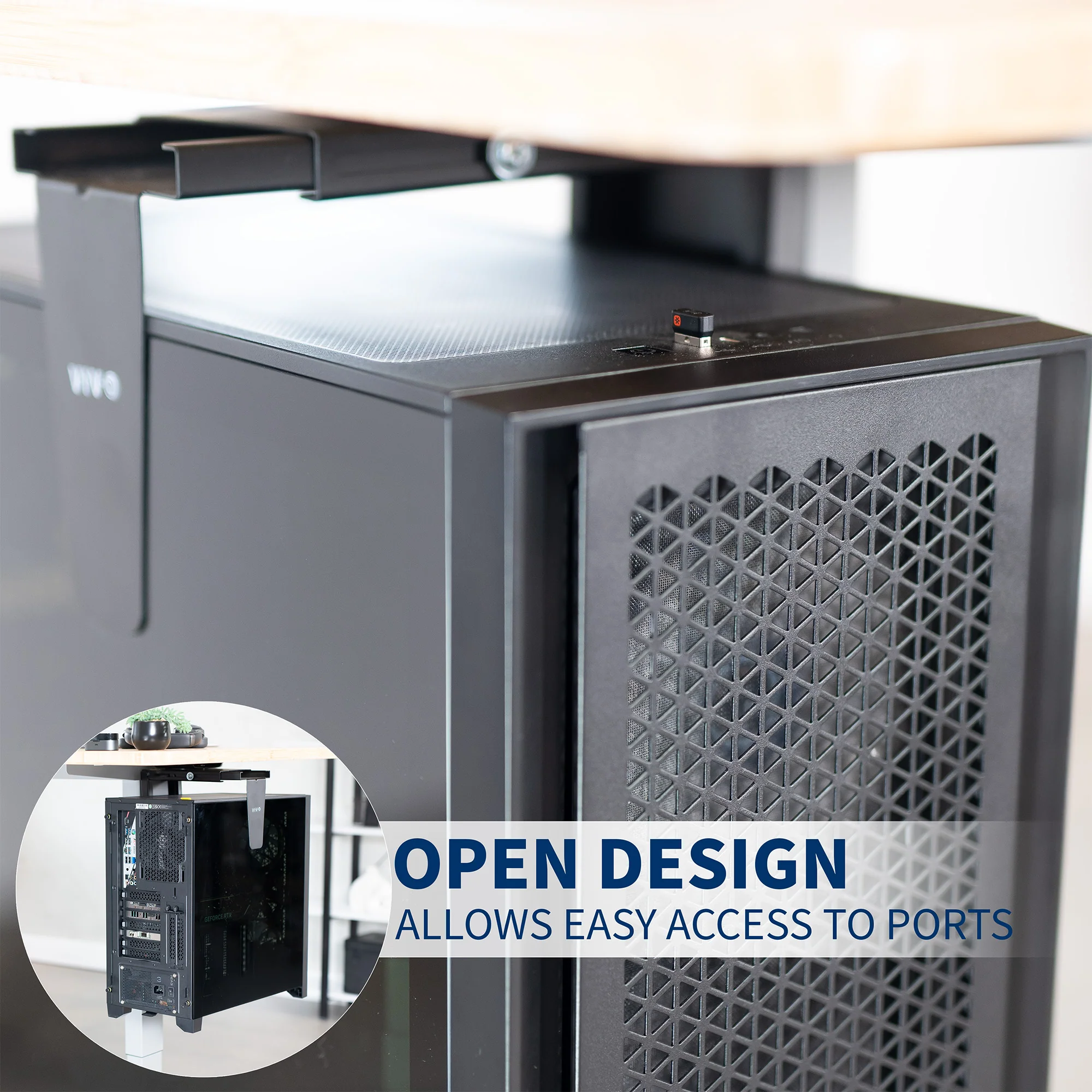 Under Desk and Wall Large PC Mount - Image 6